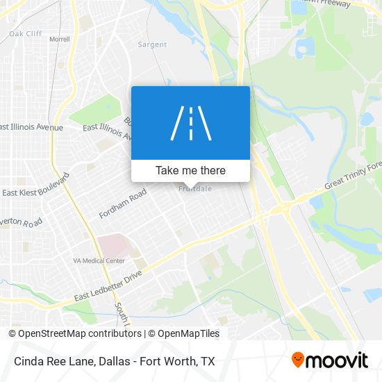 Mapa de Cinda Ree Lane
