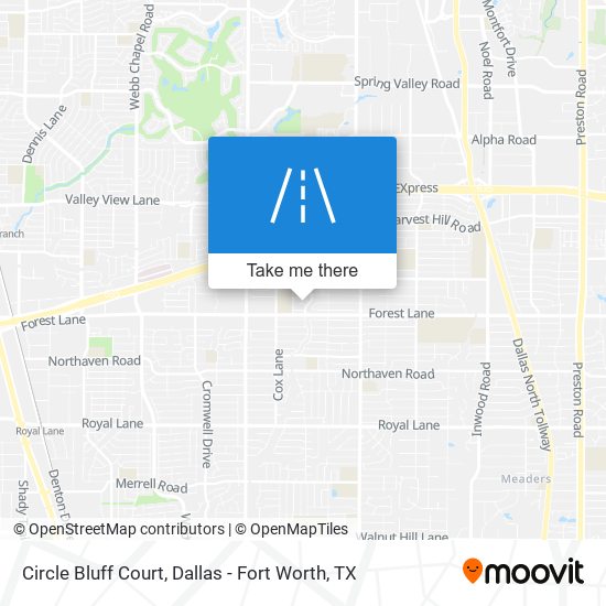 Circle Bluff Court map