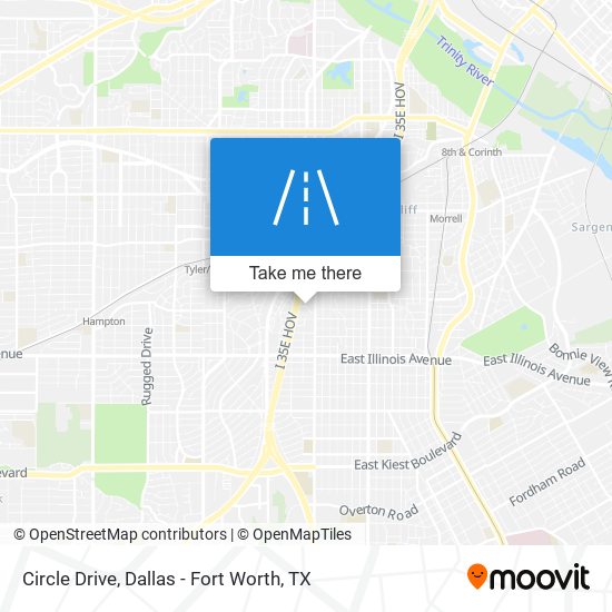 Circle Drive map