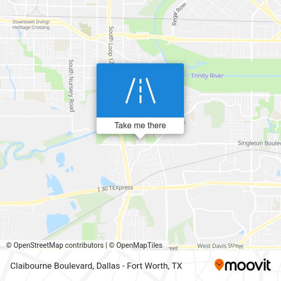 Claibourne Boulevard map