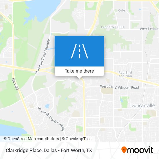 Clarkridge Place map