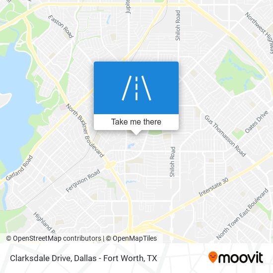 Mapa de Clarksdale Drive