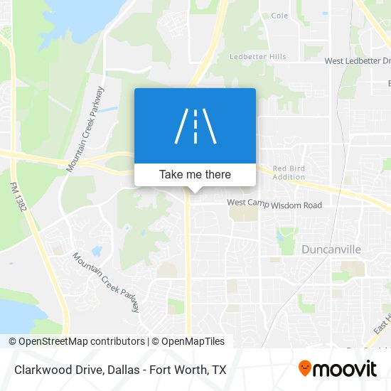 Clarkwood Drive map