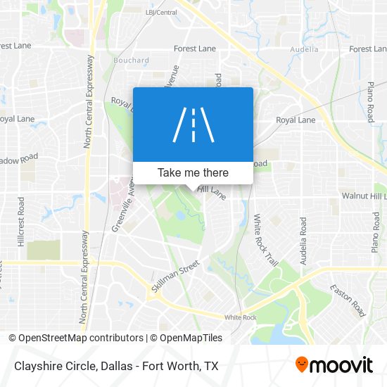 Clayshire Circle map