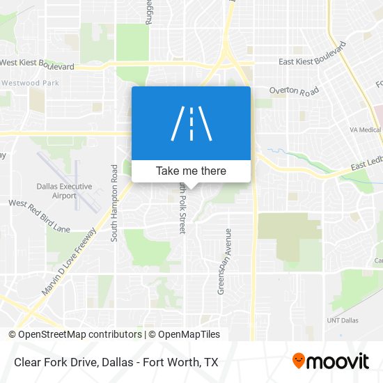 Mapa de Clear Fork Drive