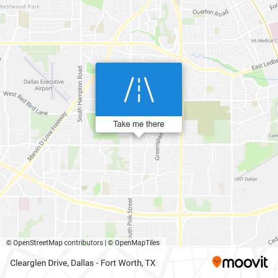Clearglen Drive map