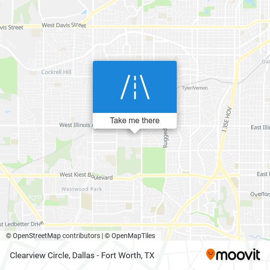 Clearview Circle map