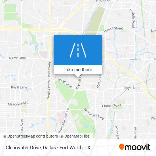 Clearwater Drive map