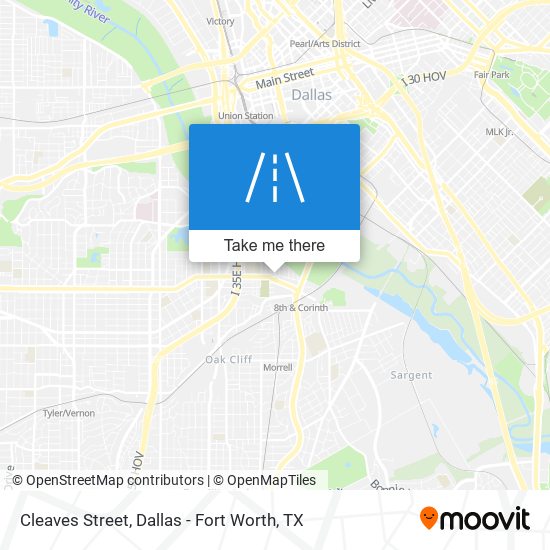 Cleaves Street map