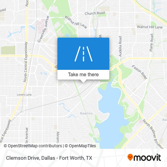 Mapa de Clemson Drive