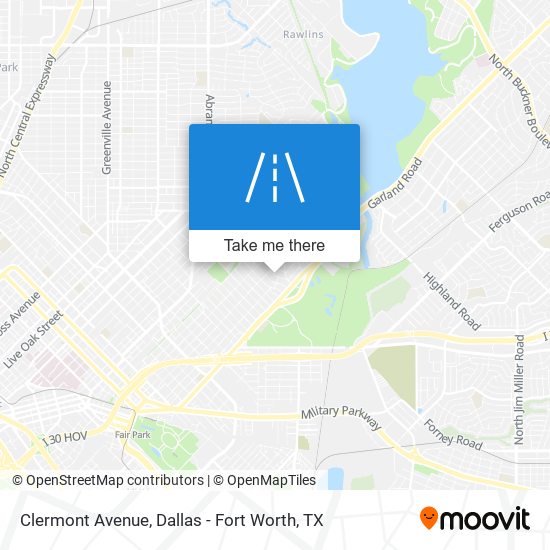 Clermont Avenue map