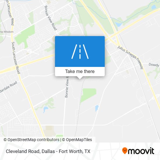 Cleveland Road map
