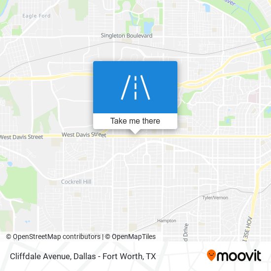 Cliffdale Avenue map