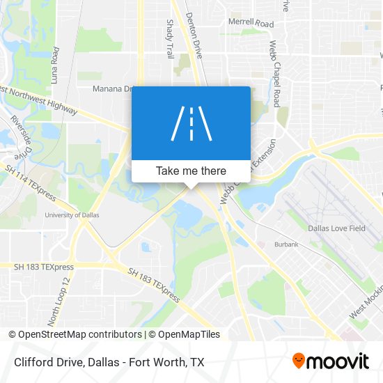 Clifford Drive map