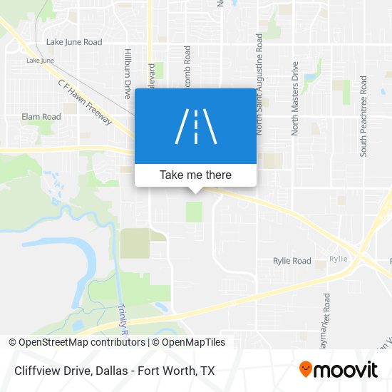 Mapa de Cliffview Drive