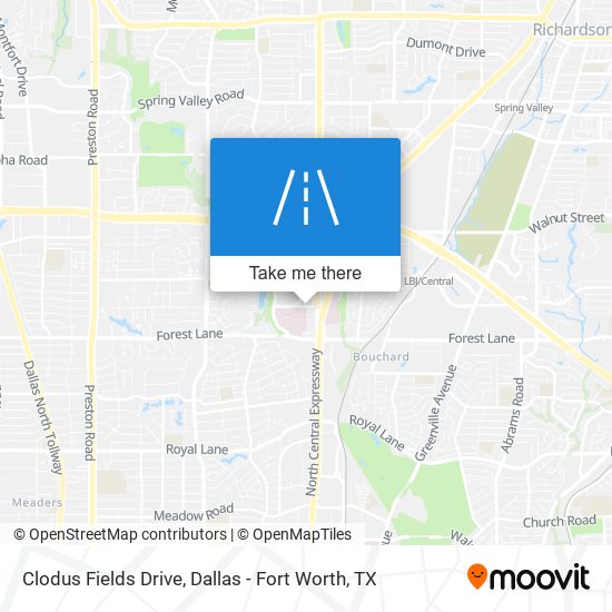 Mapa de Clodus Fields Drive