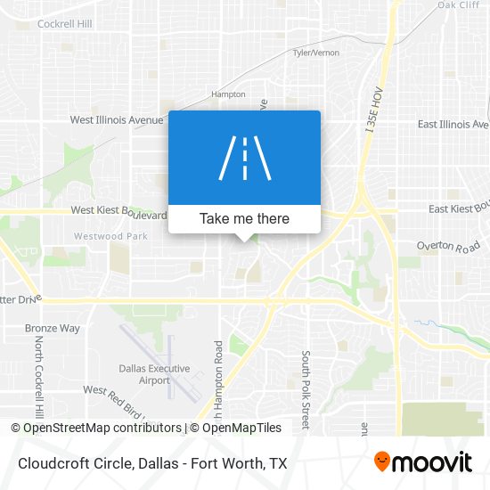 Cloudcroft Circle map