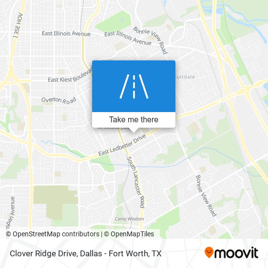 Mapa de Clover Ridge Drive