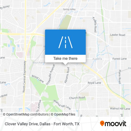 Clover Valley Drive map