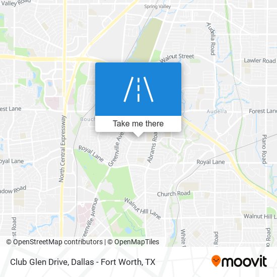 Club Glen Drive map