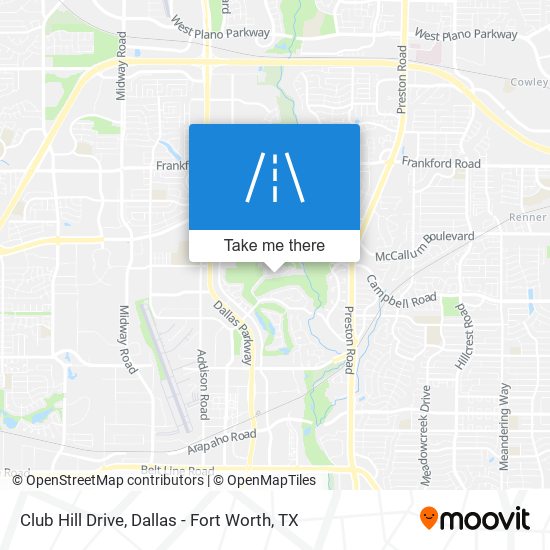 Club Hill Drive map