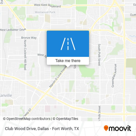 Mapa de Club Wood Drive