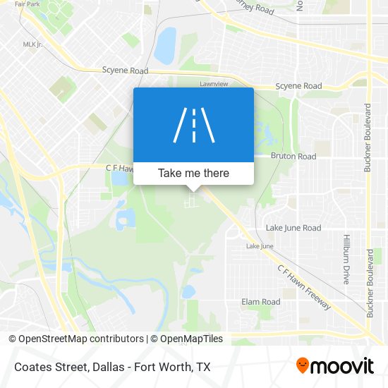 Mapa de Coates Street