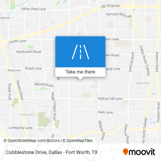 Cobblestone Drive map