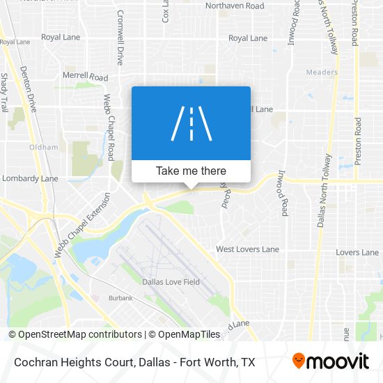 Cochran Heights Court map