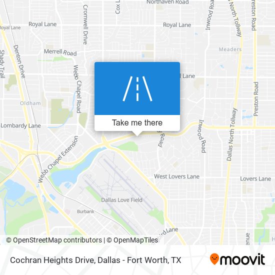 Cochran Heights Drive map