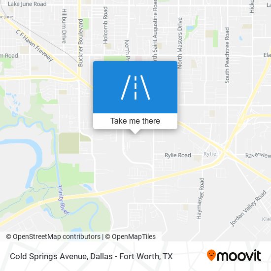 Mapa de Cold Springs Avenue