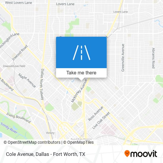 Mapa de Cole Avenue