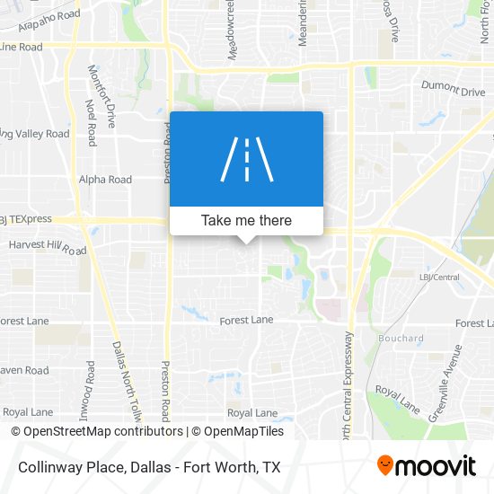 Collinway Place map