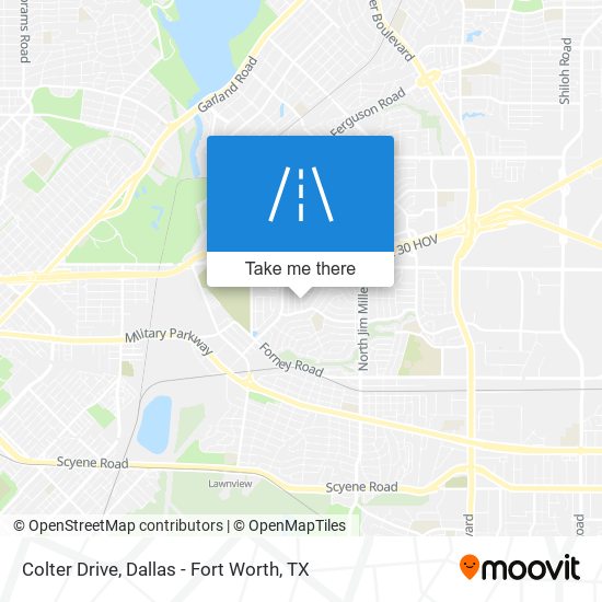 Mapa de Colter Drive