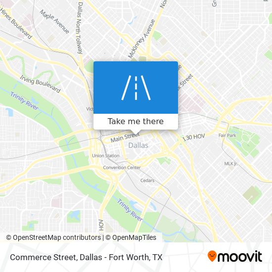Commerce Street map
