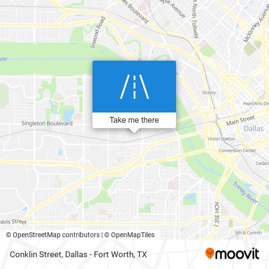 Conklin Street map