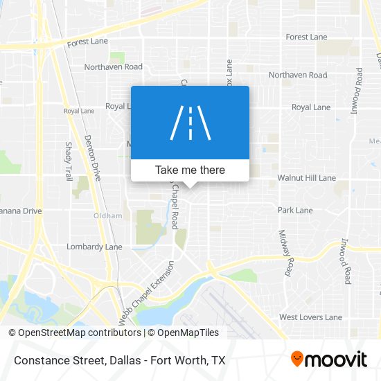 Constance Street map