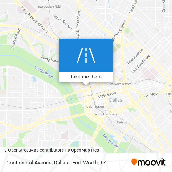 Mapa de Continental Avenue