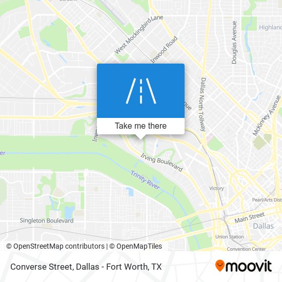 Converse Street map