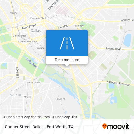 Mapa de Cooper Street