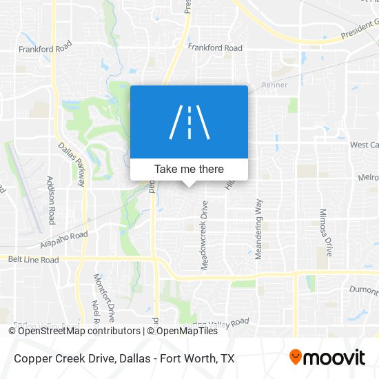 Mapa de Copper Creek Drive