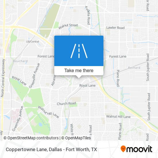 Coppertowne Lane map