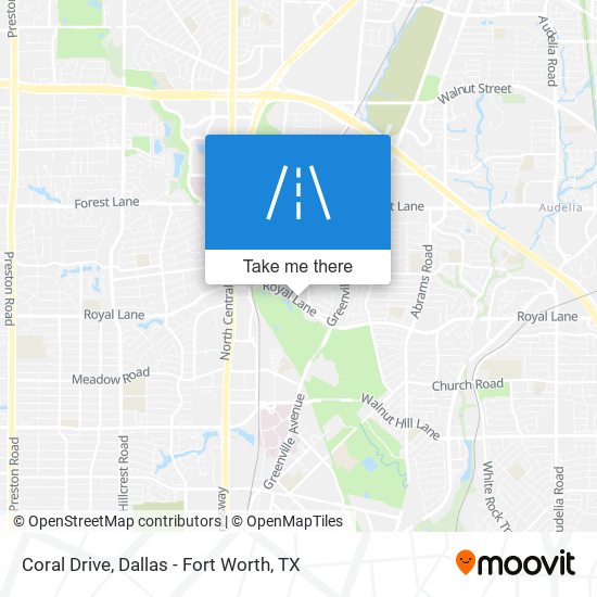 Coral Drive map