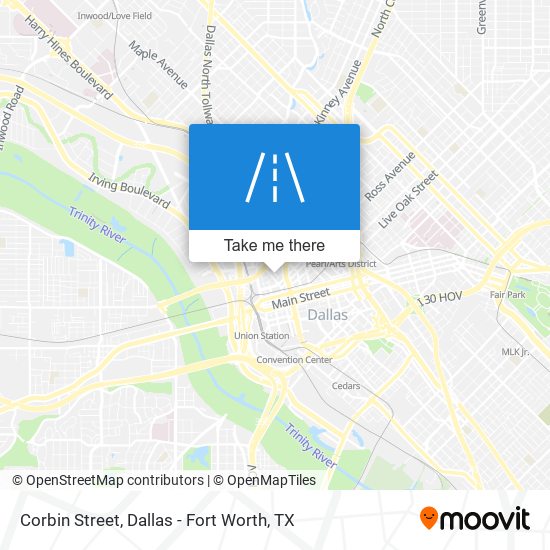 Mapa de Corbin Street
