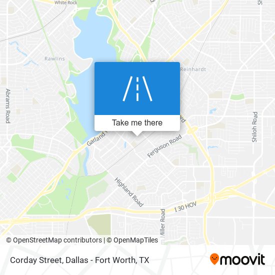 Corday Street map