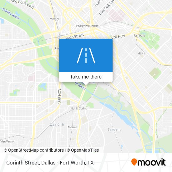 Mapa de Corinth Street