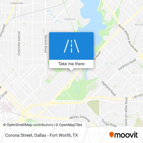 Corona Street map