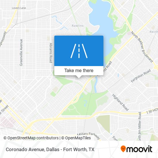 Mapa de Coronado Avenue
