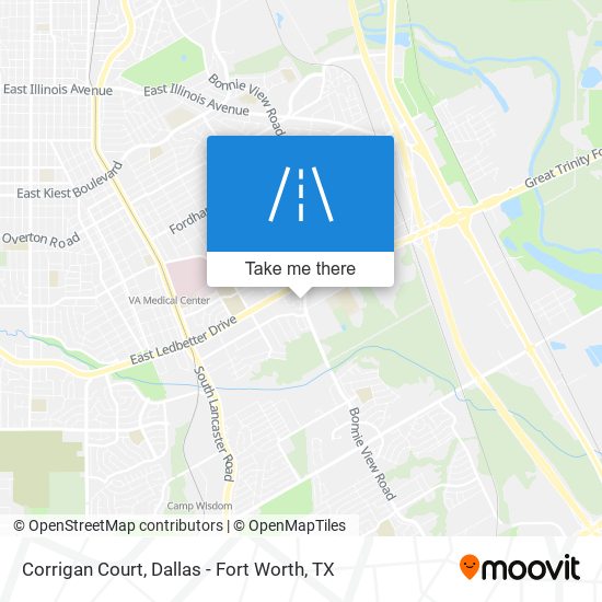Corrigan Court map