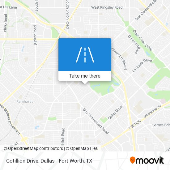 Cotillion Drive map